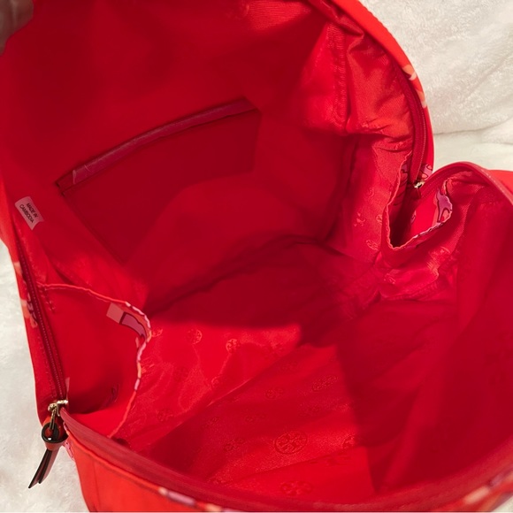 Tory Burch Ella Crazy All Over Nylon and Leather Backpack main image 13
